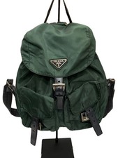 PRADA Backpack Nylon GRN Green Solid