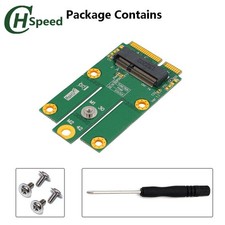 Updated Version M.2 Key E to Mini PCI-E WiFi  Bluetooth Adapter Card New
