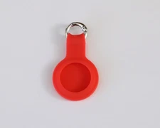 3 PCS AirTag Silicone Holder Keyring Carry Case Keychain Air Tag Red