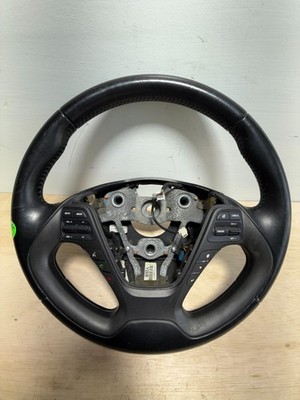2014-2018 KIA FORTE STEERING WHEEL BLACK WITH CRUISE CONTROLS & FUNCTIONS OEM