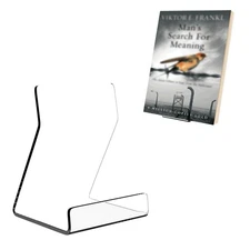 Acylic Upright Display Stand, 10PC 4 Inch Clear Display Holder Easel Base Pic...