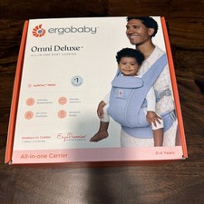 ergobaby omni deluxe mesh all-in-one baby carrier Serene Blue