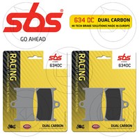 BremsbelÄGe Anteriori SBS 634DC Dual Carbon Yamaha FZ6 Fazer S2 600 2008