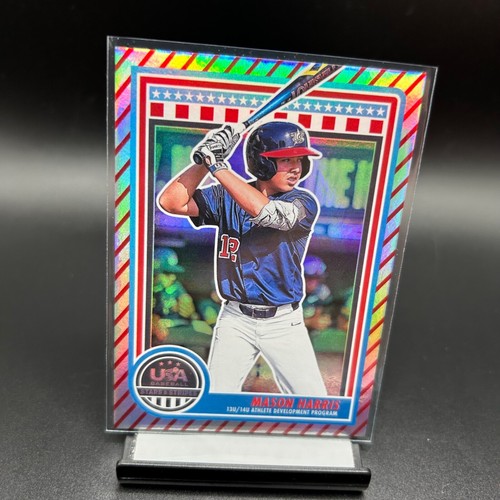 2025 Panini Stars & Stripes USA Baseball Parallels - Green, Stars & Stripes - Picture 219 of 227