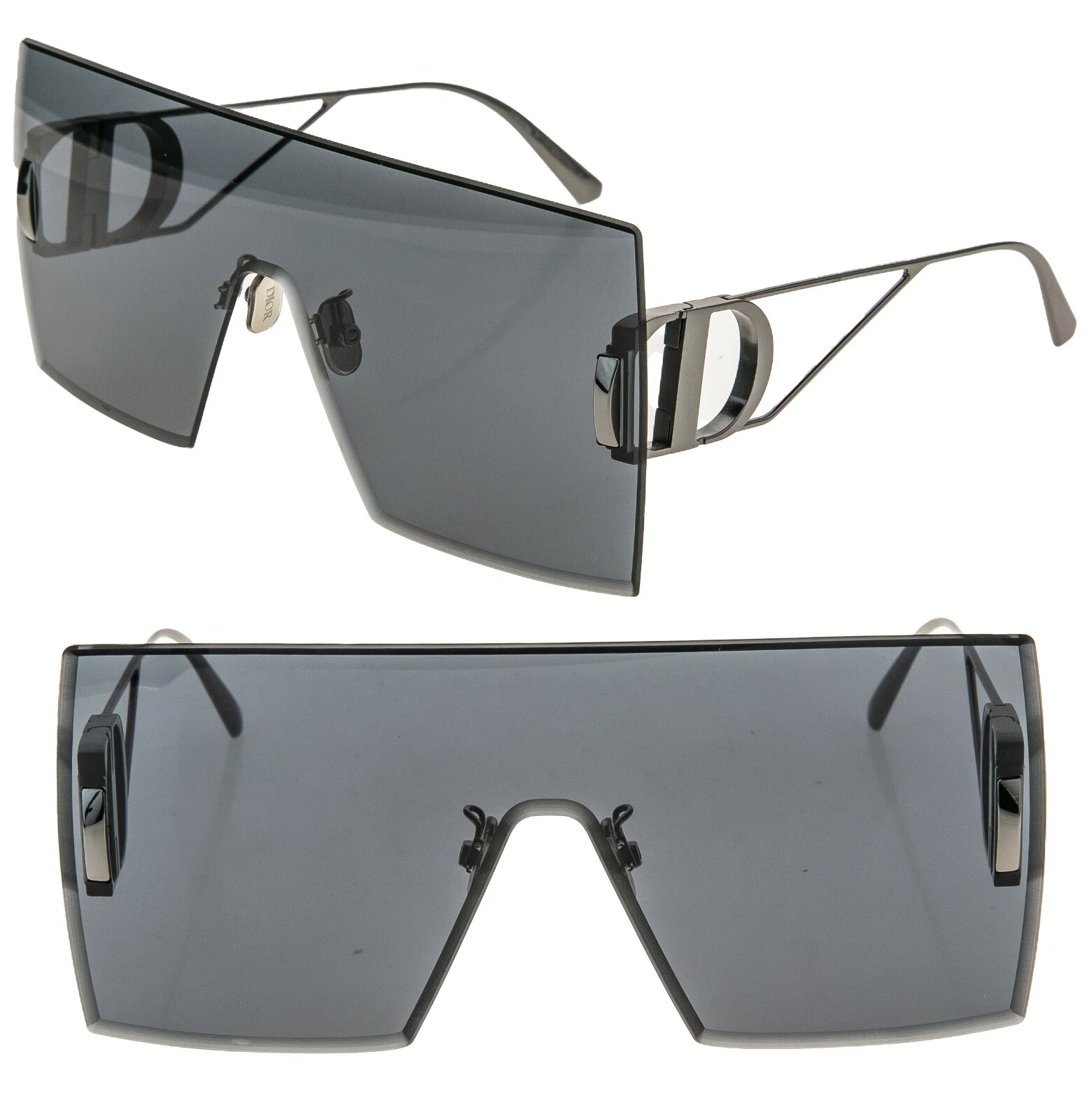 Lunettes de soleil surdimensionnées CHRISTIAN DIOR MONTAIGNE Gunmetal 30Montaigne M1U CD40102U