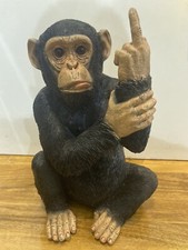 Up Yours Finger Money Ornament - Quirky Sculpture - Unique Funky Figurine