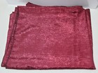 Vintage Dark Cranberry Crinkle Satin New Fabric Yardage 58"W x 4 yds. 3"L