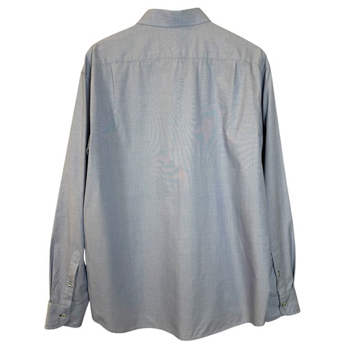 UNTUCKit Button Down Long Sleeve Shirt Mens XXL Blue Cotton Blokecore Business - Picture 5 of 12