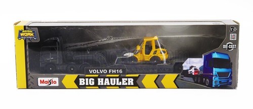 MODELLINO CAMION STATICO MAISTO VOLVO FH16 XL 750 PIANALE TRASPORTO RUSPA 1/64 - Foto 9 di 10