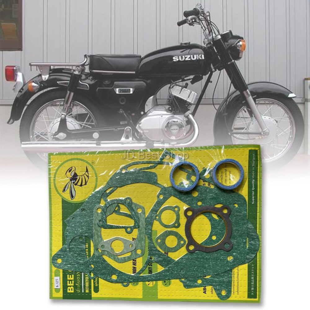 こったん SUZUKI K-125 GASKET COMPLETE SET ENGINE PARTS SUZUKI K-125 Vintage