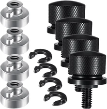 4 Pcs Seat Bolt Screw Nut Kit For Harley-Davidson Sportster Dyna Touring Softail