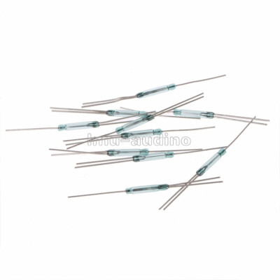 10PCS 2.5 x14mm Glass Reed Relay 4W 3-Pin Magnetic N/O N/C Switch NEW