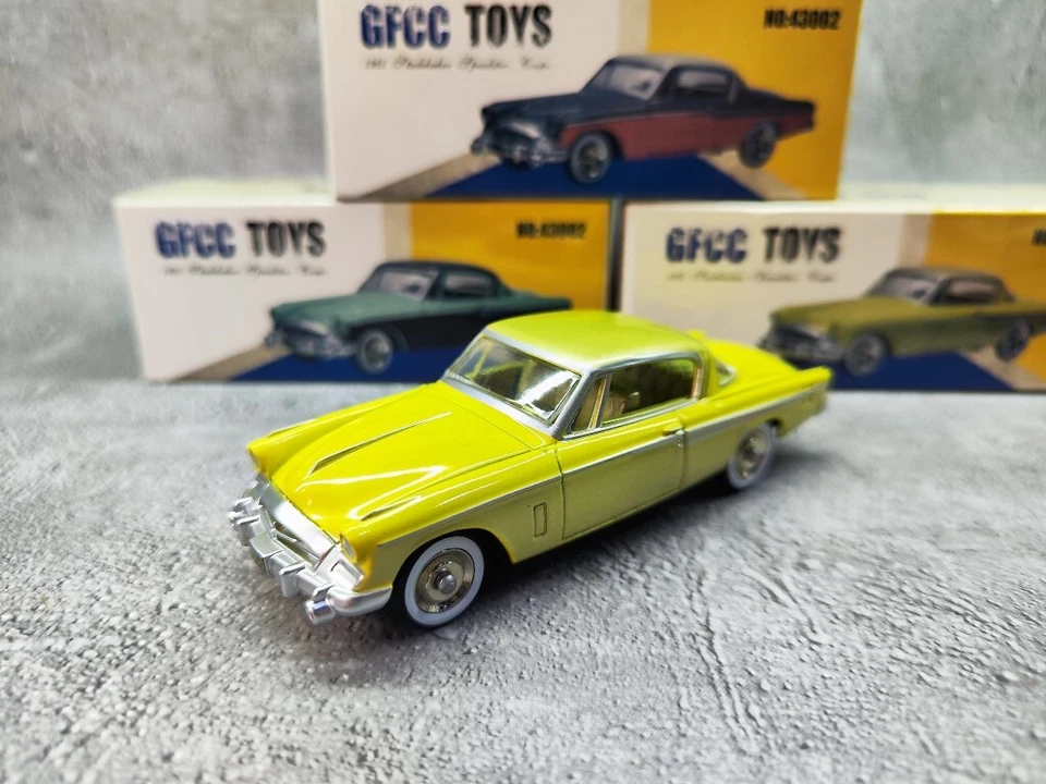 1:43 Diecast 1955 Studebaker Metal Coche Modelo Juguete Diecast Regalo Colección Foto 2 de 4