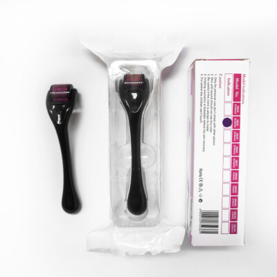 Beard Hair Regeneration Growth Derma Roller Titanium Micro Needle Skin Care 