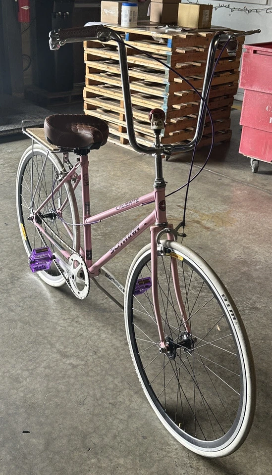 Schwinn Винтажный Женский Велосипед "Caliente" Розовый, Заказной Пляжный круизер. Пиратский велосипед! - Изображение 3 из 4