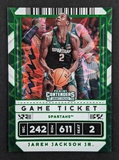2020-21 Contenders Draft Variations Game Ticket Green Explosion Jaren Jackson Jr