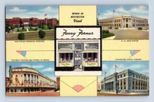 1940'S. FANNY FARMER CANDY SHOP. ROCHESTER, NY. POSTCARD. SZ22