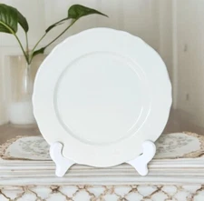 Homer Laughlin Best China BEST RESTAURANT WARE All White Scalloped Salad Plate
