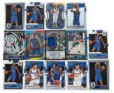 DALLAS MAVERICKS Lot 14 Rookie Cards, Tyrell Terry RPA /99, Josh Green Playbook