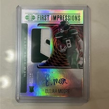 2021 ILLUSIONS FOOTBALL FIRST IMPRESSIONS RC AUTO eBay 1/1  Elijah Moore /10