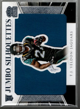 A1462- 2015 Crown Royale Jumbo Silhouettes #JSTY T.J. Yeldon Jersey/99 (*ROOKIE)