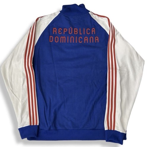 DOMINIKANISCHE REPUBLIK FUSSBALL FUSSBALL TRACKJACKE ADIDAS Flagge Herren Größe 2XL - Bild 2 von 5