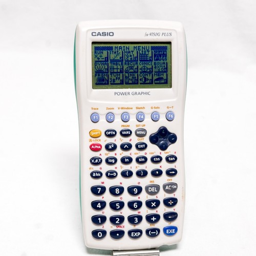 ⭐ Casio FX-9750G Plus White Graphing Calculator - TESTED WORKING ⭐
