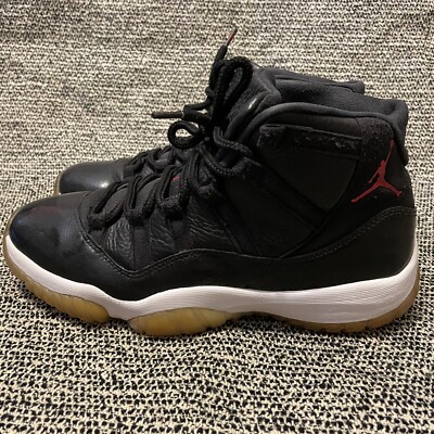 Nike Air Jordan 11 Retro 72-10 2015 Size 10.5 378037-002 Black Sneakers Patent Air Jordan 11 Retro  main image 4