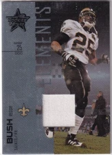 2007 Leaf Rookies & Stars Reggie Bush #102 78/100 Game Worn New Orleans Saints