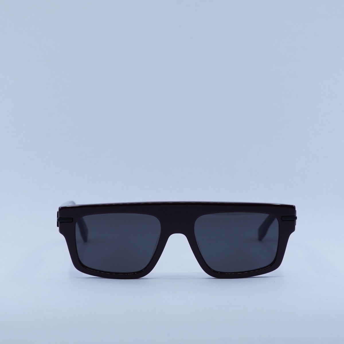 New FENDI FE40091U 69A Bordeaux/Grey 54-19-145 Sunglasses | eBay