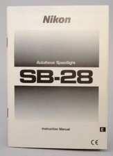 Original Nikon SB-28 Speedlight Instruction Manual Booklet Guide