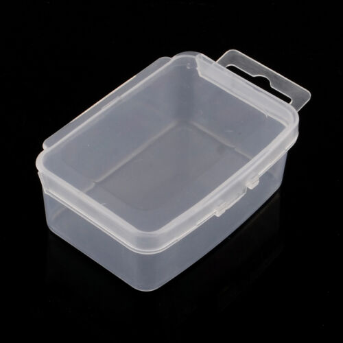 60 PIEZAS Organizador de Almacenamiento de Joyería de Plástico Rectangular Contenedores Transparentes 8.5x5.5x3cm - Imagen 2 de 3