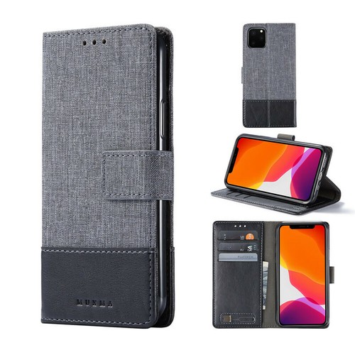 Mix Color Canvas Leather Case Card Slot Stand Cover For Apple Nokia LG Oneplus - Picture 7 of 15