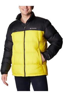 Columbia Laser Lemon Pike Lake Jacket Men Down and Insulated Coats Size S