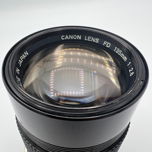 Canon New FD NFD 135mm F2.8 Lens AE-1 From Japan Tested - 1 Day Handling - Picture 5 of 15