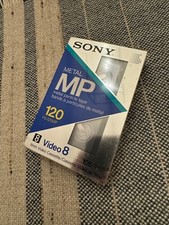 Sony Metal MP Video 8 NTSC 120Sealed 8mm Blank Tape - Made in Japan - NEW