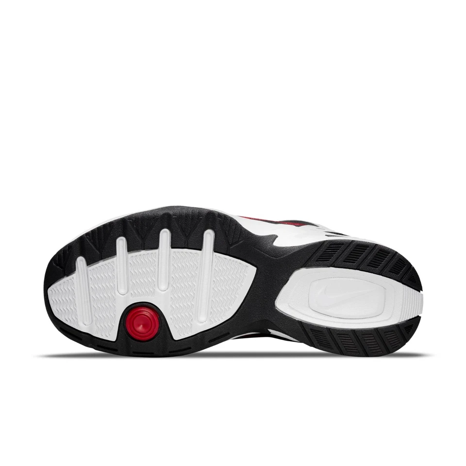 Nike AIR MONARCH IV Men White Black Red 101 Walking Shoe Medium & WIDE WIDTH 4E - Image 4 of 4