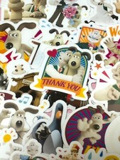 Wallace and Gromit, 40 pcs, stickers, Aardman, waterproof, kawaii, cute,