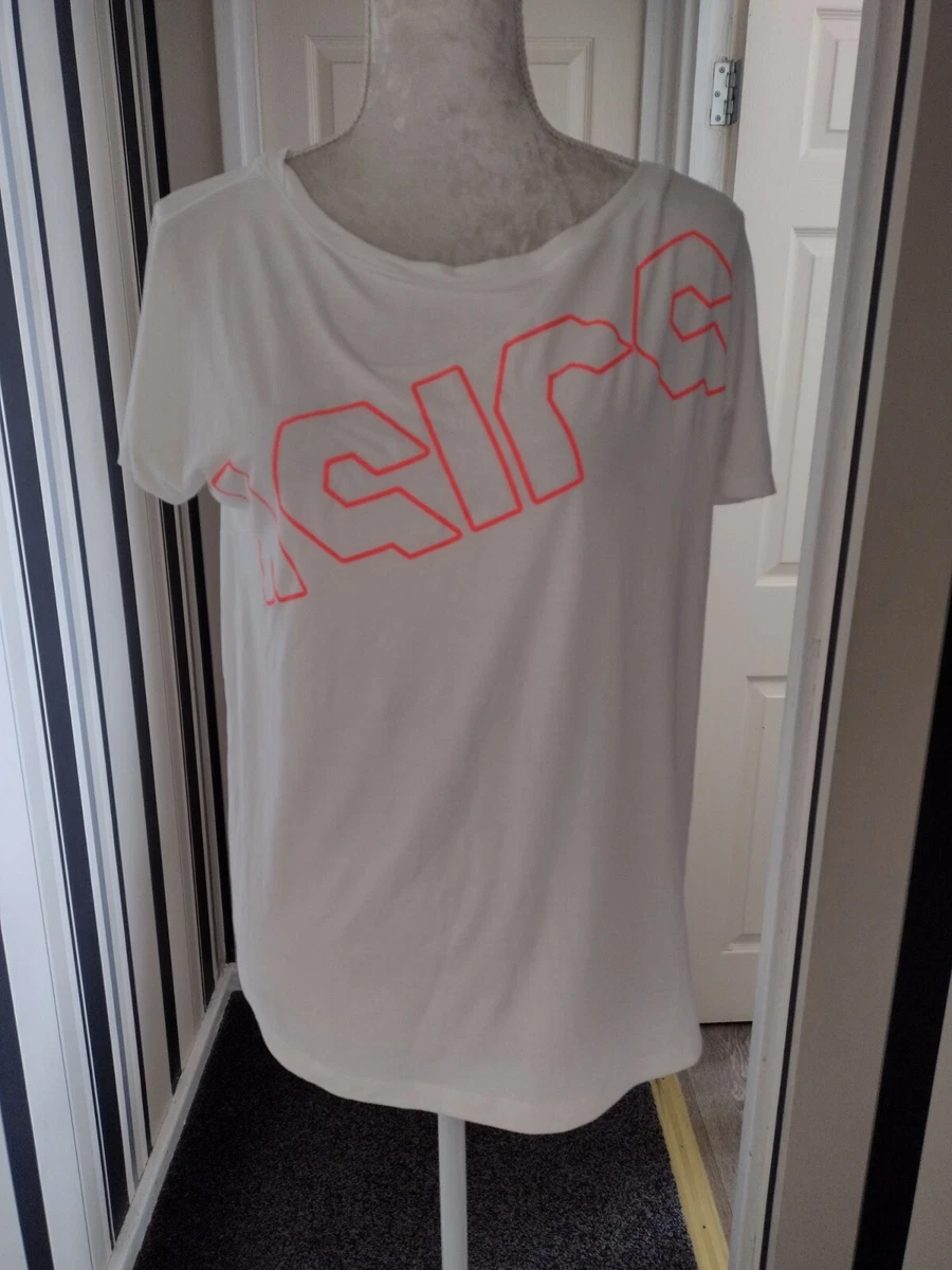 Asics t shirt beige on sale