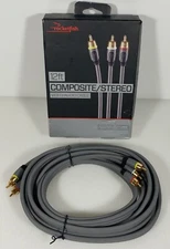 Rocketfish 12ft Audio Video Cables, 24K Gold Plated Connectors, NEW