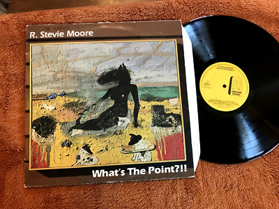 R. Stevie Moore What's The Point?!! 1984 cuneiform rune1 orig LP alt punk wave!