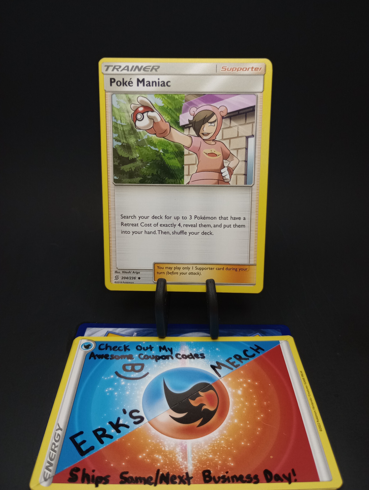 Poke Maniac 204/236 Unified Minds Regular Uncommon Pokemon Card 