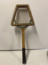Vtg Cortland Collegian wooden Badminton tennis racket