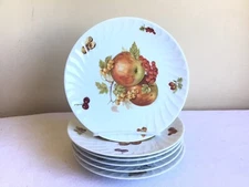 Vintage Lot OF 6 Mitterteich Bavaria Germany Old Nuremberg Salad Luncheon Plates