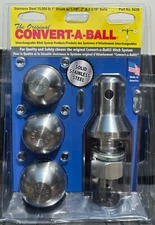 1" 3 Ball Interchangeable STAINLESS STEEL Hitch Set Part #902