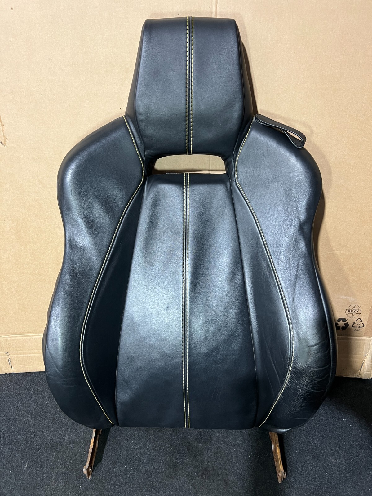 2007 Aston Martin Vantage ORIGINAL OEM RECARO Driver seat BACKREAST ONLY