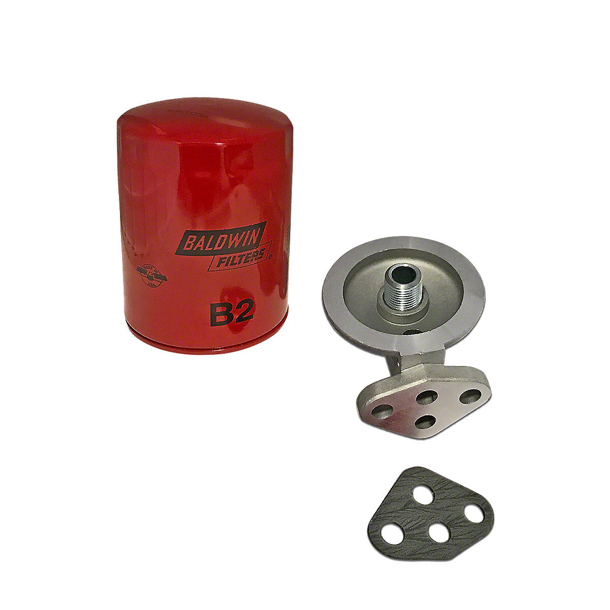 SpinOn Oil Filter Adapter Kit w Mounting GasketFits International