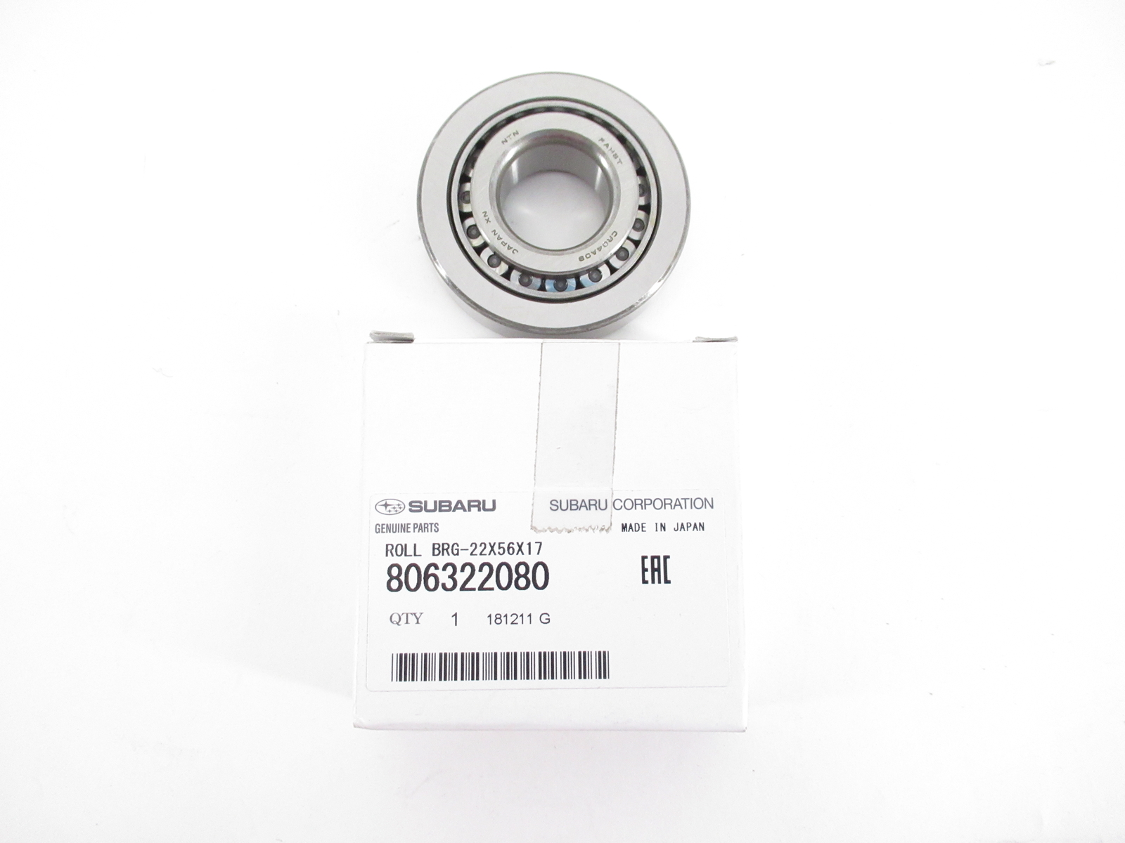 Genuine OEM Subaru 806322080 Output Shaft Roller Bearing Transfer Case
