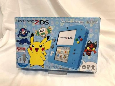 Nintendo 2DS Hellblau Pikachu Pokémon Sonne Mond Edition Japan