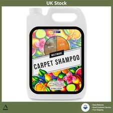 Powerful Citrus Carpet Shampoo Cleaner 5L For All Machines Pet Odor 4.20 per litre